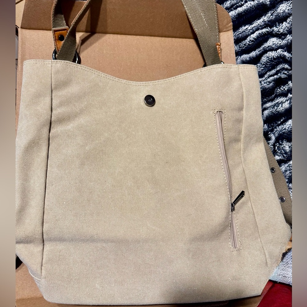 Canvas convertible Myra Bag/backpack